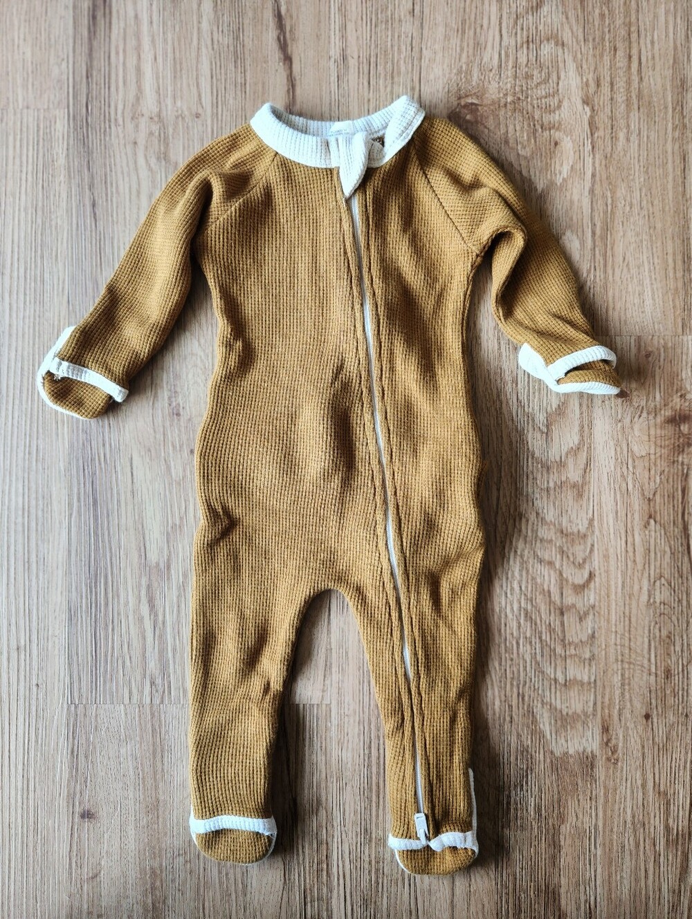 Goumi Thermal Grow With You Footie - Cedar
